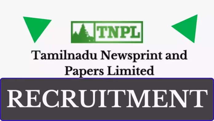 TNPL School Society Principal, Teacher பணிகளுக்கு காலியிடங்கள்