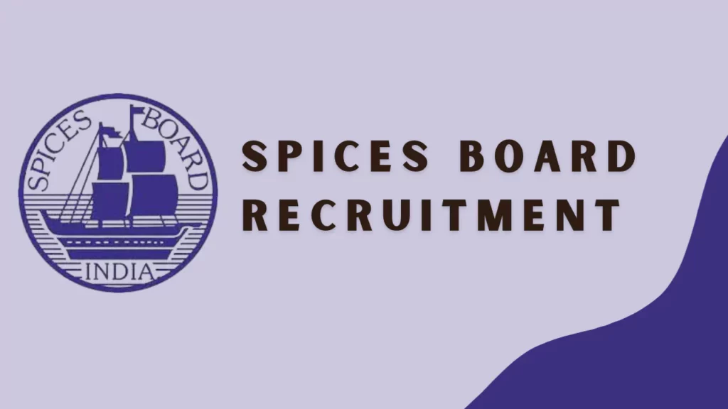 Spices Board நிறுவனத்தில் Trainee Analyst (Chemistry) பணிகளுக்கு காலியிடங்கள்