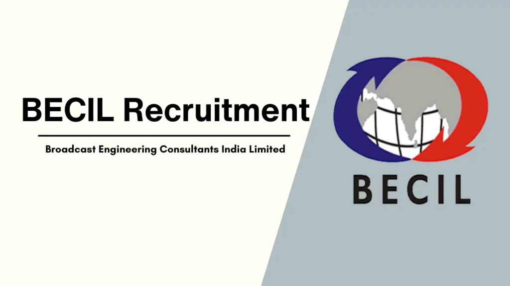 BECIL வேலைவாய்ப்பு: Audio-Video Technician, Front Desk Executive, Data Entry Operator etc காலி பணியிடங்கள் நிரப்பப்படவுள்ளன - Degree / Diploma / Post Graduate தேர்ச்சி பெற்றவர்கள் விண்ணப்பிக்கலாம் | ரூ.35,000 வரை சம்பளம்