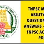 TNPSC MENTAL ABILITY 300 QUESTIONS AND ANSWERS - KANCHI TNPSC ACADEMY PDF