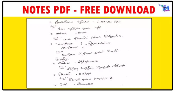 Tamil 800 Important Questions Shortcuts PDF