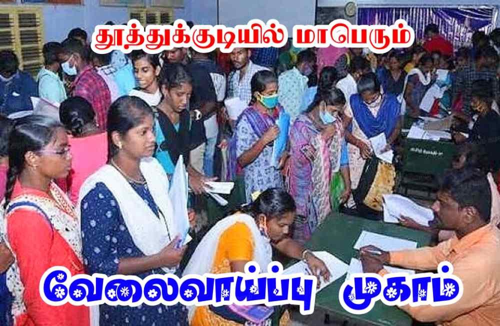 தூத்துக்குடி மாவட்டத்தில் அக்டோபர் 18 தனியார்துறை வேலைவாய்ப்பு முகாம்